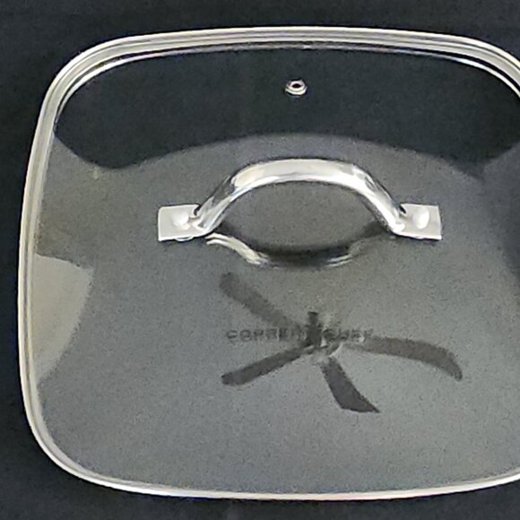 Copper Chef 9.5" Square Skillet/Frying Pan Non-Stick with Vented Lid - Picture 10 of 12